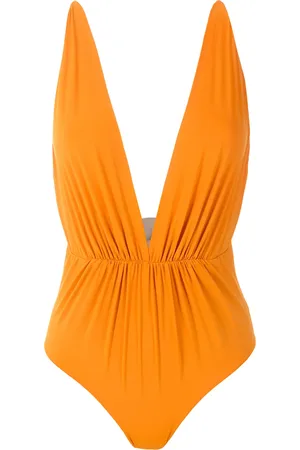 CLUBE BOSSA Clavert plunging neck one-piece