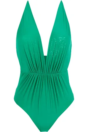 CLUBE BOSSA Clavert plunging back swimsuit