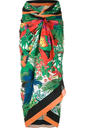 AMIR SLAMA Tropical-print sarong