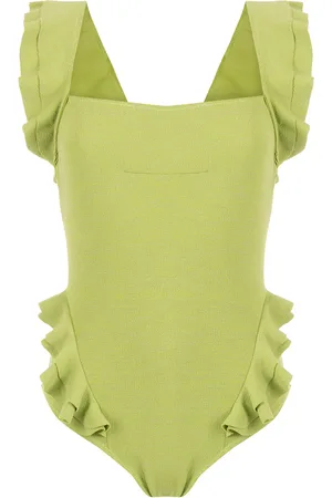 CLUBE BOSSA Ruffle-trimmed swimsuit