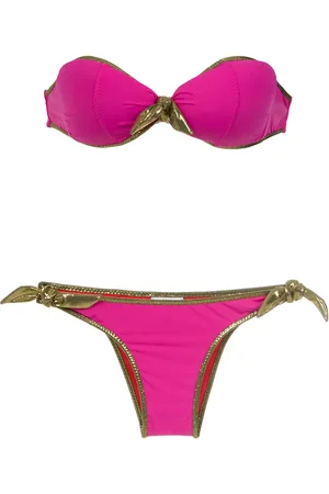 AMIR SLAMA Bandeau bikini set