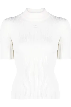 Courrèges Reedition rib-knit sweater