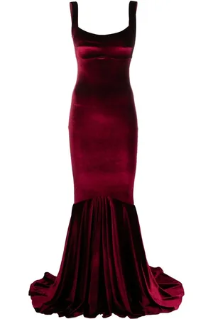 Atu Body Couture Velvet mermaid gown