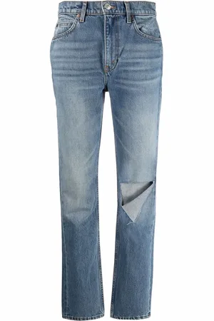 RE/DONE Distressed detail jeans