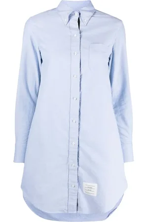 Thom Browne RWB trim shirt dress