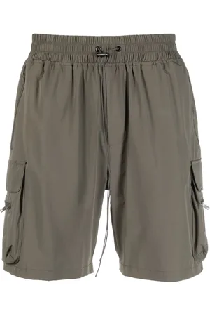Represent Drawstring-fastening cargo shorts
