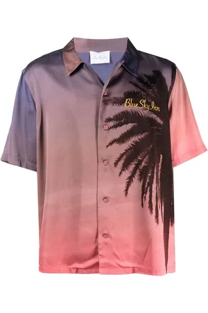 BLUE SKY INN Palm tree gradient shirt