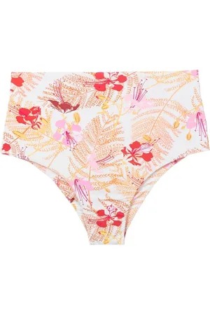 CLUBE BOSSA Floral high-waisted bikini bottoms