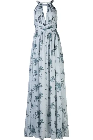 Marchesa Notte Chiffon open back bridesmaid gown