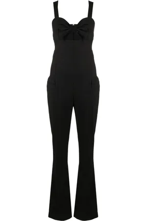 GENNY Bow-detail sleeveless jumpsuit