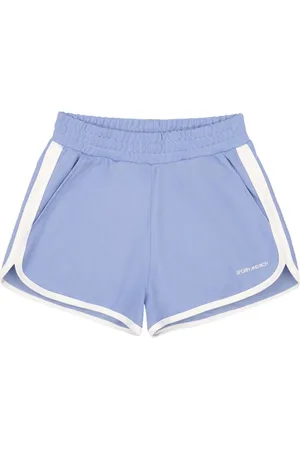 Sporty & Rich Logo-print track shorts