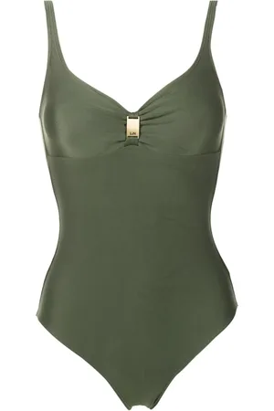 Lygia & Nanny Roberta Liso logo-plaque swimsuit