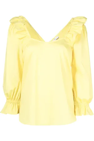Paul Smith Ruffle-trim cotton blouse