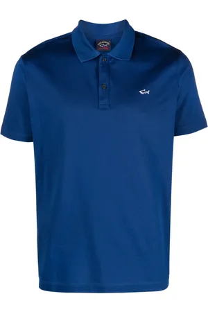Paul & Shark Logo-patch organic-cotton polo shirt