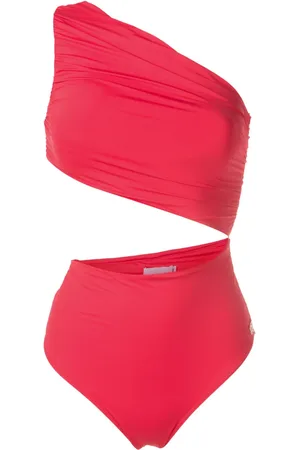 Brigitte Cut-out asymmetric one-piece