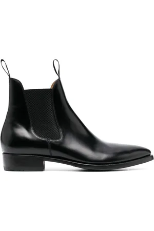 Fursac Double pull-tab leather boots