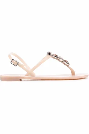 Casadei Crystal-embellished jelly sandals