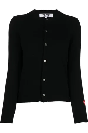 Comme des Garçons X the Artist Invader pixelated-appliqu?? cardigan