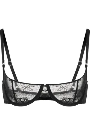 FLEUR DU MAL Bouquet lace scooped balconette bra