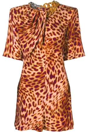 Stella McCartney Leopard-print mini dress