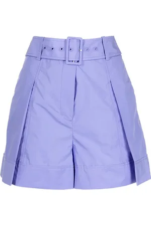 3.1 Phillip Lim Pleat-detailing belted shorts