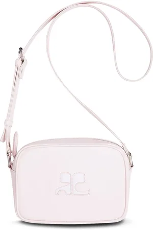 Courrèges Reedition leather camera bag