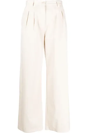 A.P.C. Wide-leg cotton trousers