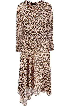 Liu Jo Leopard print asymmetric dress
