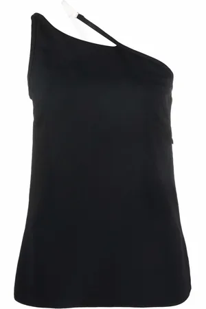 Givenchy Contrast asymmetric strap top