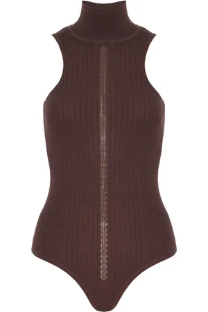 RTA High-neck knitted bodysuit