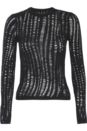RTA Open-knit long-sleeved top