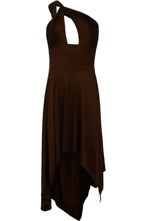 RTA Asymmetric one-shoulder midi dress