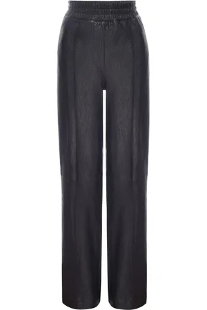 RTA Elasticated-waist leather trousers