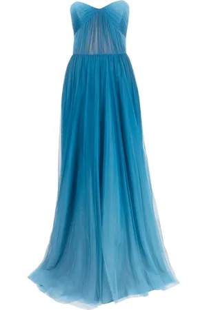 Ana Radu Gradient-effect organza maxi dress