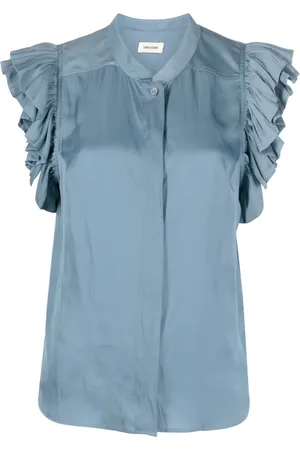 Zadig & Voltaire Ruffled-sleeve blouse