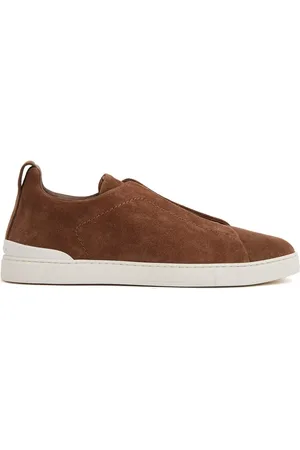 Ermenegildo Zegna Suede low-top sneakers