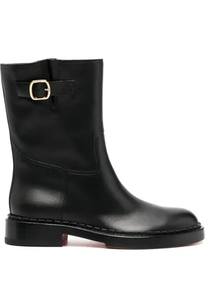 santoni Zip-up leather ankle boots