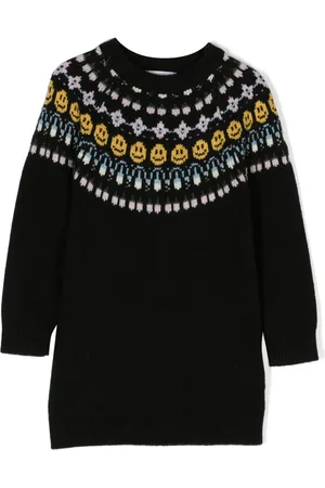 Molo Caris patterned intarsia-knit dress