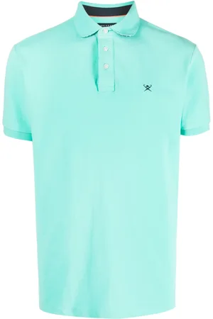 Hackett Logo-embroidered piqu?? cotton polo shirt