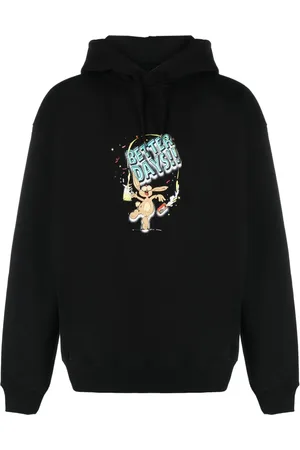 MARTINE ROSE Better Days-print cotton hoodie
