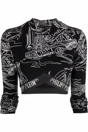 Philipp Plein Graphic logo jogging top