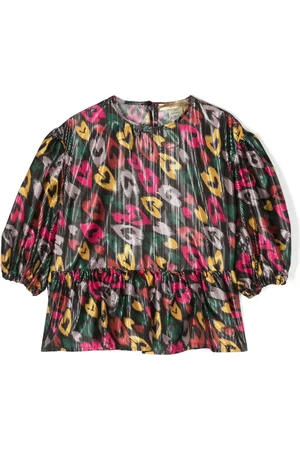 Stella McCartney Graphic-print peplum top