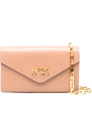Nº21 Logo-lettering leather shoulder bag