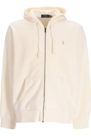 Ralph Lauren Logo-embroidered cotton zip-up jacket