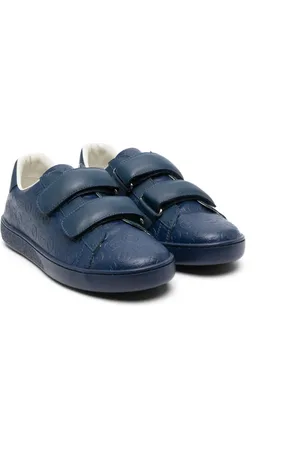Gucci GG-canvas touch-strap sneakers