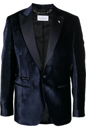 Philipp Plein Velvet-finish blazer