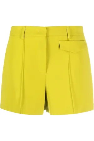 BLANCA Pressed-crease short shorts