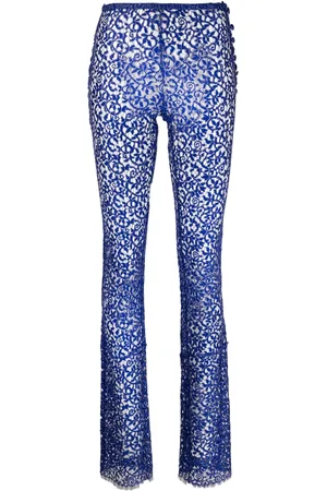 COPERNI Corded-lace flared trousers
