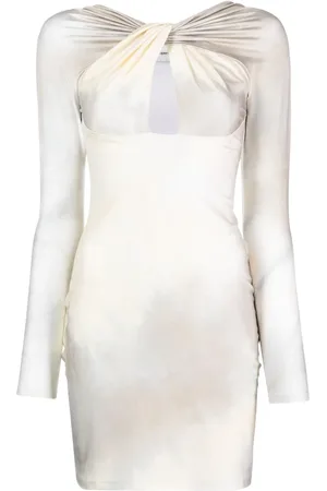 COPERNI Twist-detail bleached minidress