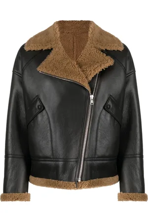 YVES SALOMON Zip-up leather jacket